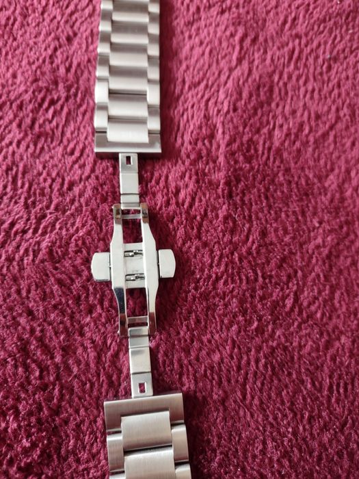 Bransoletka do zegarka z pełnych ogniw 22mm