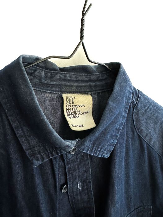 Camisa para homem marca H&M- Azul - (S)