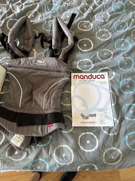 Manduca Nosidełko Purecotton Dark Grey