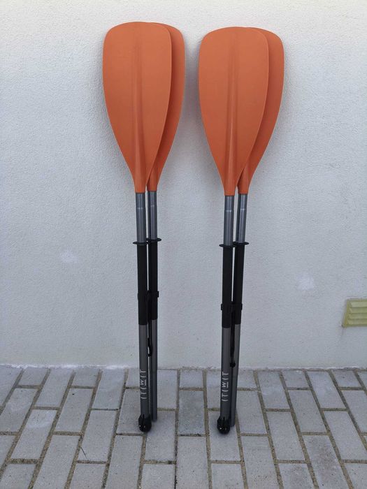 2 Pagaias Simétricas Reguláveis de Kayak 100 (2 partes)