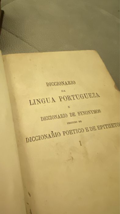 Dicionario da Lingua Portuguesa 1883
