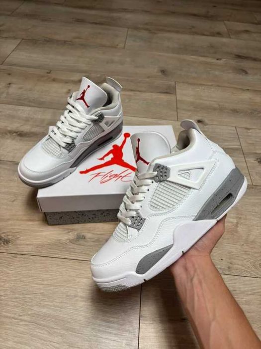 Jordan 4 Retro Oreo White R.42