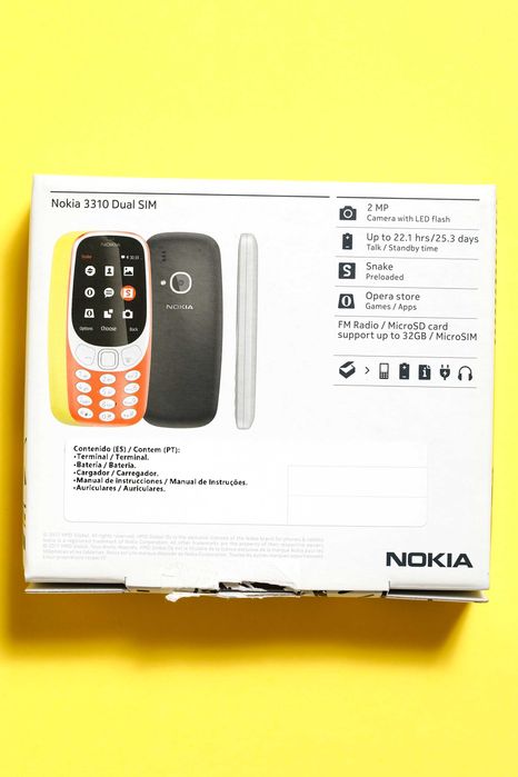 Telemóvel NOKIA 3310 (2.4'' - 2G - Laranja)