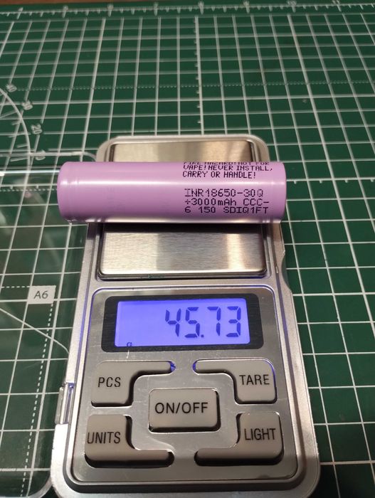 18650 Samsung 30Q 3000mAh 12mOm 20A