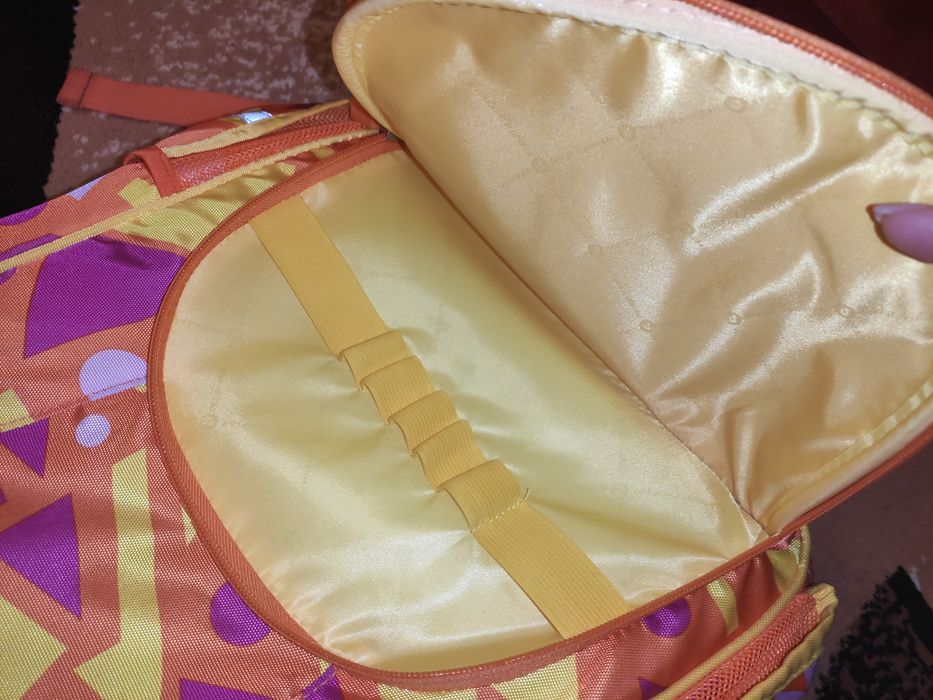 Школьный рюкзак для девочки Upixel Geometry Neverland Оранжевый б/у