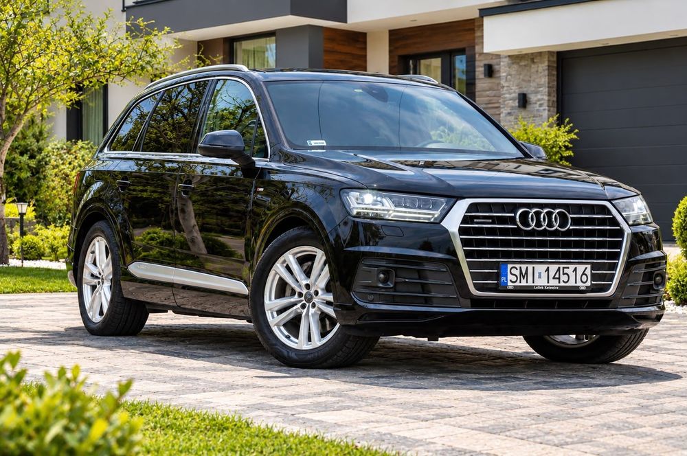 Audi Q7 3.0 274km QUATTRO S-Line Salon Polska Navi Kamera Auto z Gwarancją