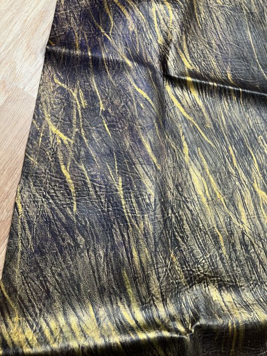 Okazja! Skóra ekologiczna malowana metalizowana