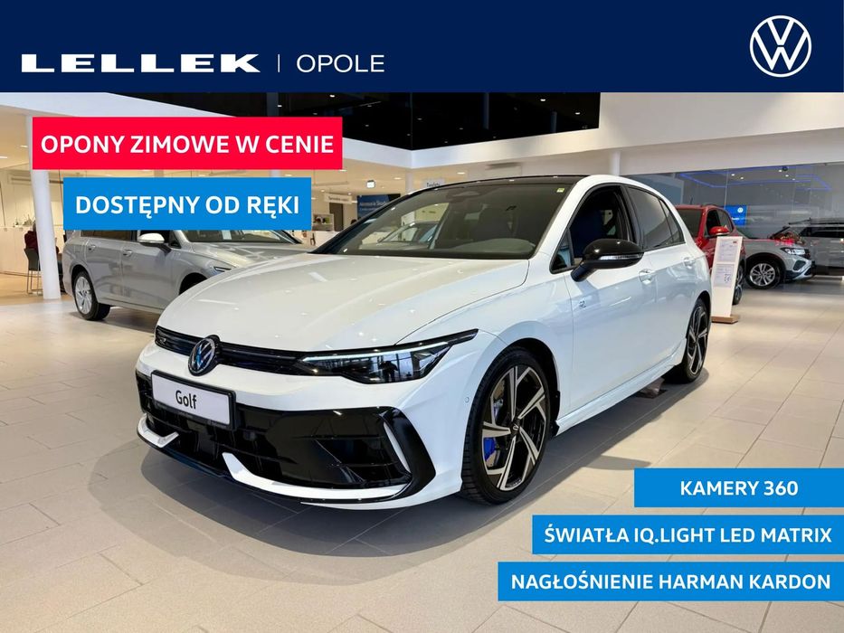 Volkswagen Golf | Harman Kardon | IQ.Light LED MATRIX | Kamery 360 | od ,,ręki''