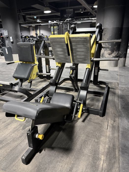 Maquinas de perna da Technogym leg extension/ Press/ Adutor / Abdutor