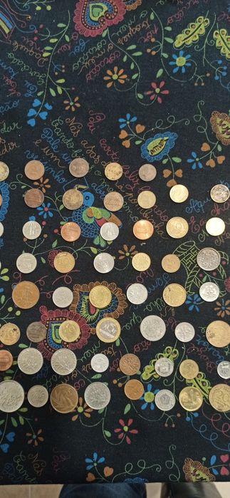 Moedas antigas de coleção