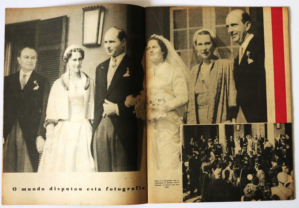 Cascais 1955 casa Maria Pia Saboia c/Príncipe Alexandre Jugoslávia