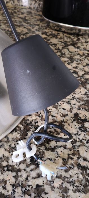 Candeeiro IKEA aluminio