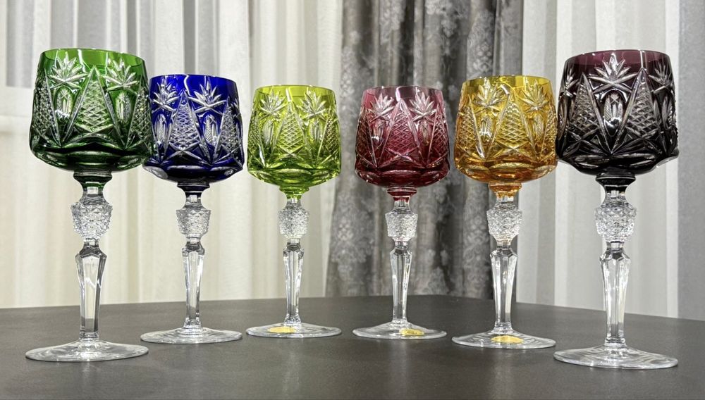 Хрустальные фужеры для вина фирмы Nachtmann серия Limited Edition GDR Германия