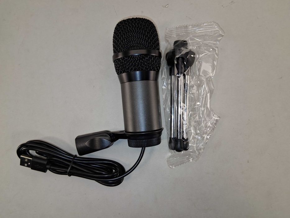 N031 Profesjonalny Mikrofon USB Kondensator Do Nagrywania Streaming