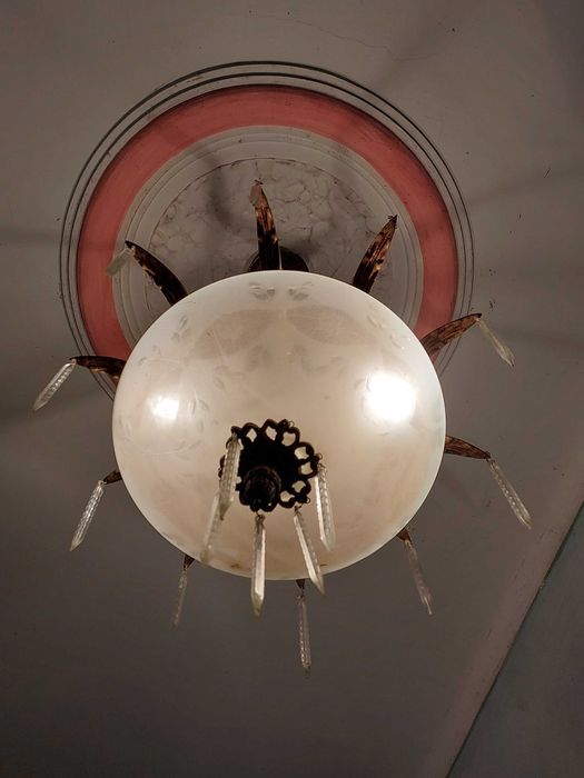 Candeeiro Teto Vintage Déc. 70