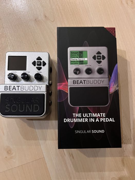 Pedał perkusyjny Beatbuddy+przelacznik+kabel MIDI+kilkaset podkladow