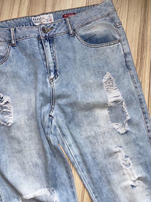 Dżinsy z dziurami / rozdarciami / HOUSE / boyfriend / 40