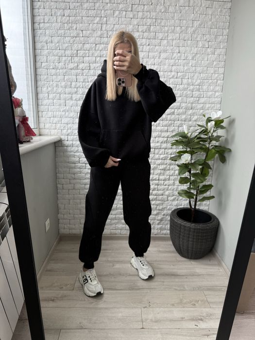 Жіночий спортивний костюм на флісі. Спортивний рожевий теплий костюм