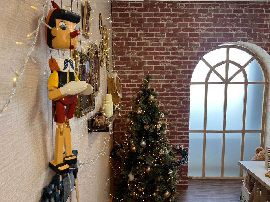 Cenário de Natal - Fábrica de Brinquedos