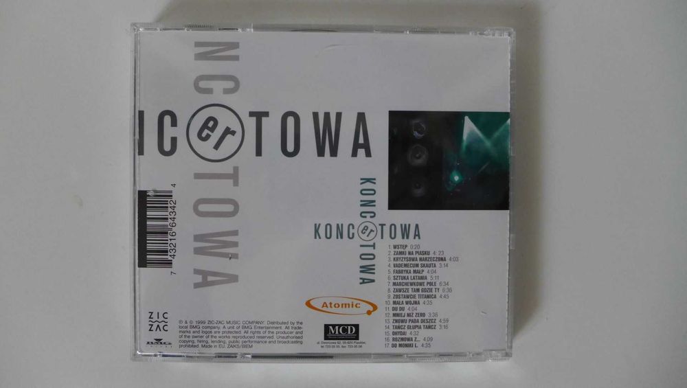 Lady Pank " Koncertowa " CD - Autografy