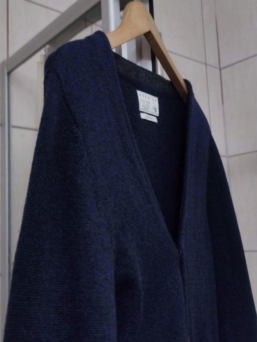 Męski kardigan M marki Premium by Jack & Jones w kolorze ciemnego gran