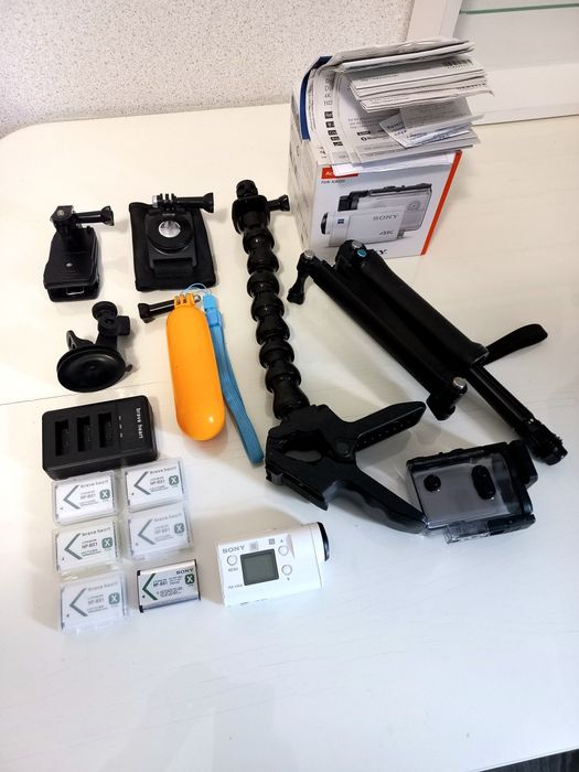Sony Action Cam FDR-X3000 4K — Полный комплект + Море аксессуаров. Экшин камера сони.