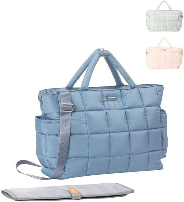 WelaVila Stylowa Torba Na Pieluchy Z Przewijakiem Kolor Mint Green!!!