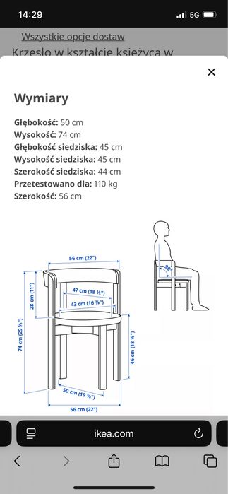 Krzesła Ikea Stockholm 2025 2szt