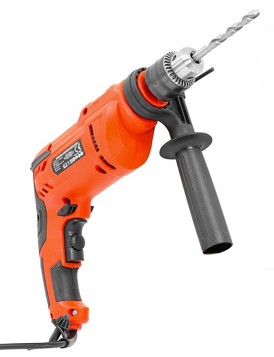 WIERTARKA UDAROWA Z UDAREM 900W Regulacja Obrotów Zestaw Walizka Mocna