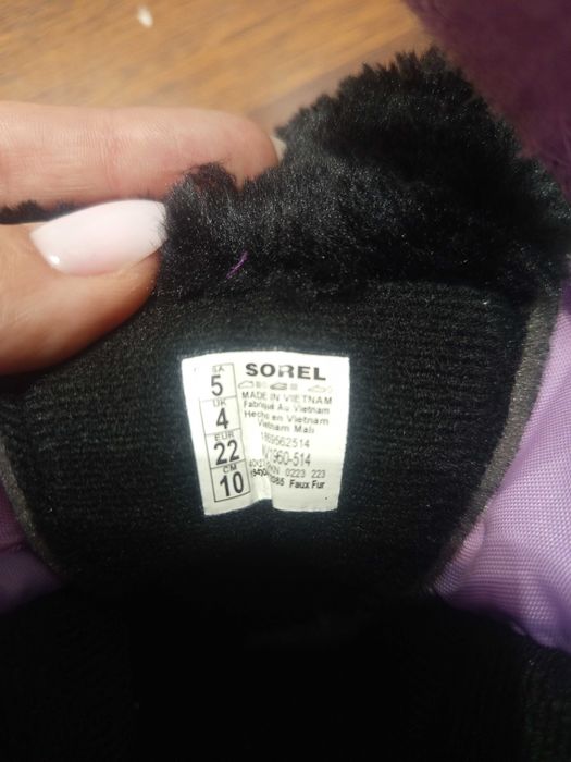 Śniegowce Sorel rozmiar 22- NOWE
