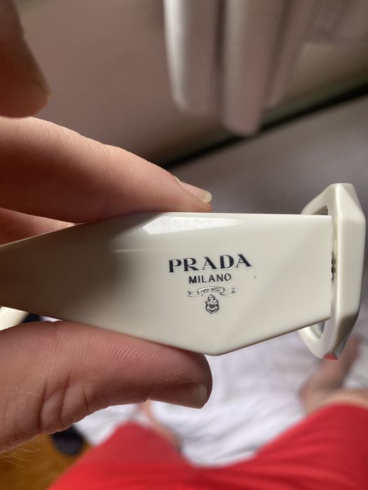 Óculos Prada branco, com garantia,