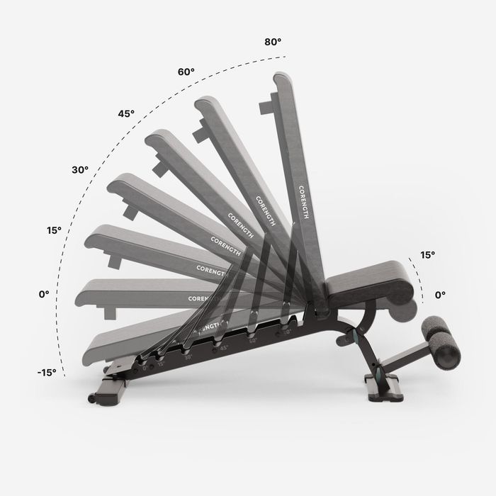 Banco de Musculação Inclinável e Declinável Resistência 300 kg