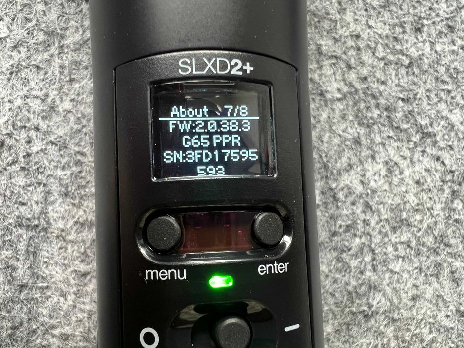 Nadajnik Shure SLXD2+/B58-G65 Beta 58A – mikrofon bezprzewodowy SLX-D+