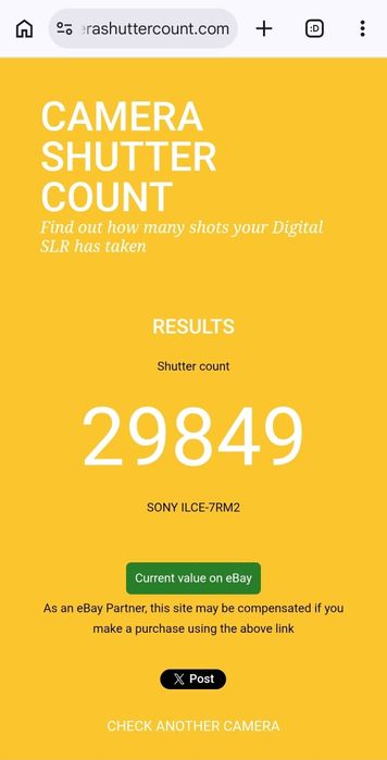 !ТОП-СТАН! Професійна камера SONY a7R II 4K body --29849 кадрів--