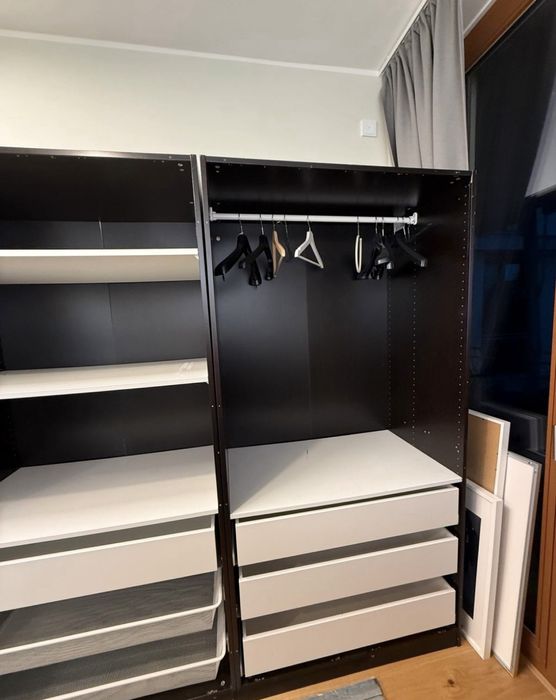 Szafa IKEA PAX 200x205x58 bez drzwi pojemna
