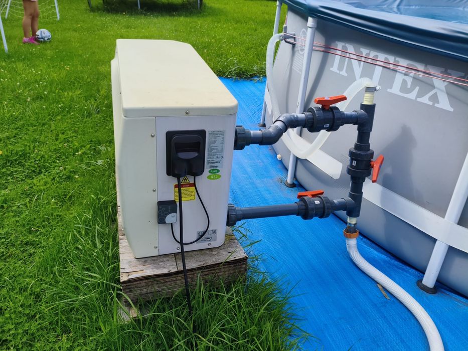 Basen intex 457 x 107 pompa ciepła pompa piaskowa