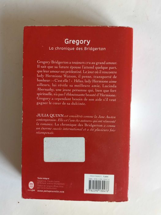 Gregory de Julia Quinn (Francês)