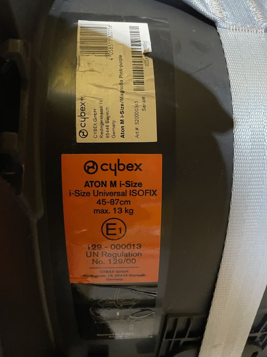 Fotelik cybex Aton-M z bazą