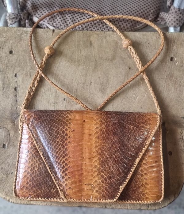 Женская сумка кожа змеи
