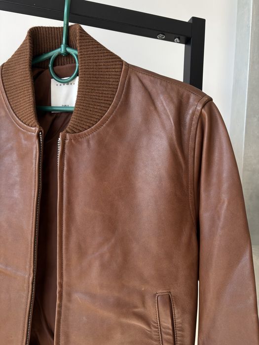 Чоловіча шкіряна куртка Sandro Paris