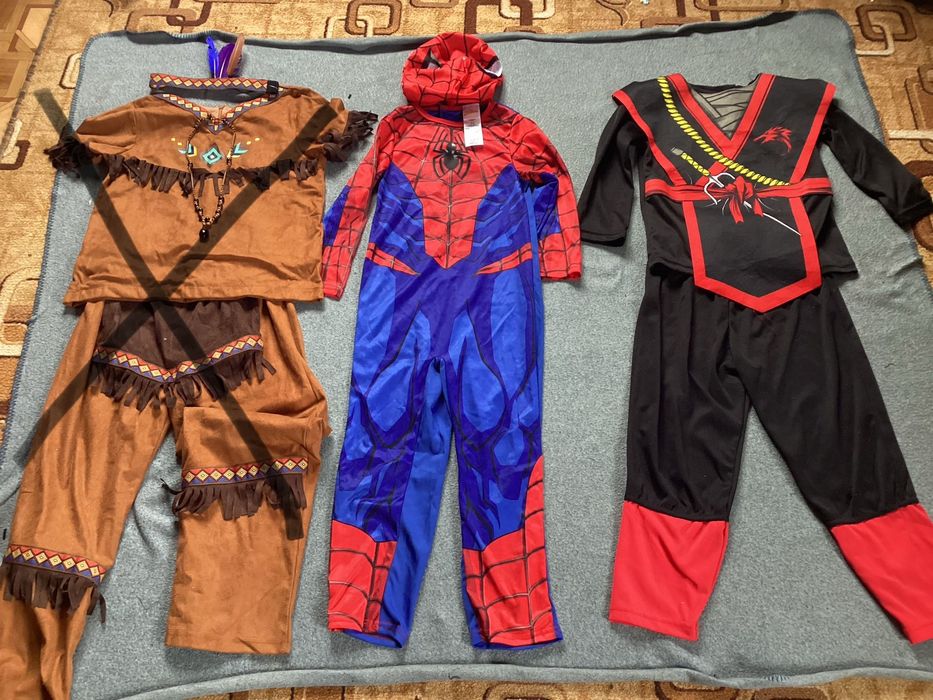 Костюм Новый год Марвел Нинзя Индеец Гари Потер Лев Тигр Бетмен Ковбой