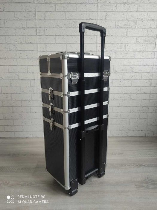 HIT Duża walizka PREMIUM XXL kuferek na kosmetyki dla makijażystki