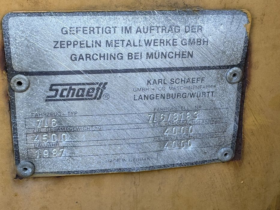 Ładowarka ZEPPELIN ZL6 - Schaeff - 100% sprawna