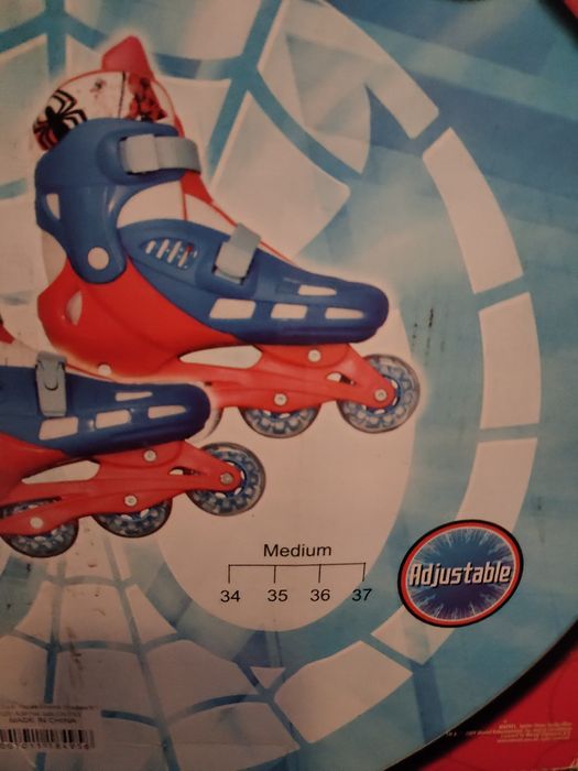 Patins em linha Spiderman.
