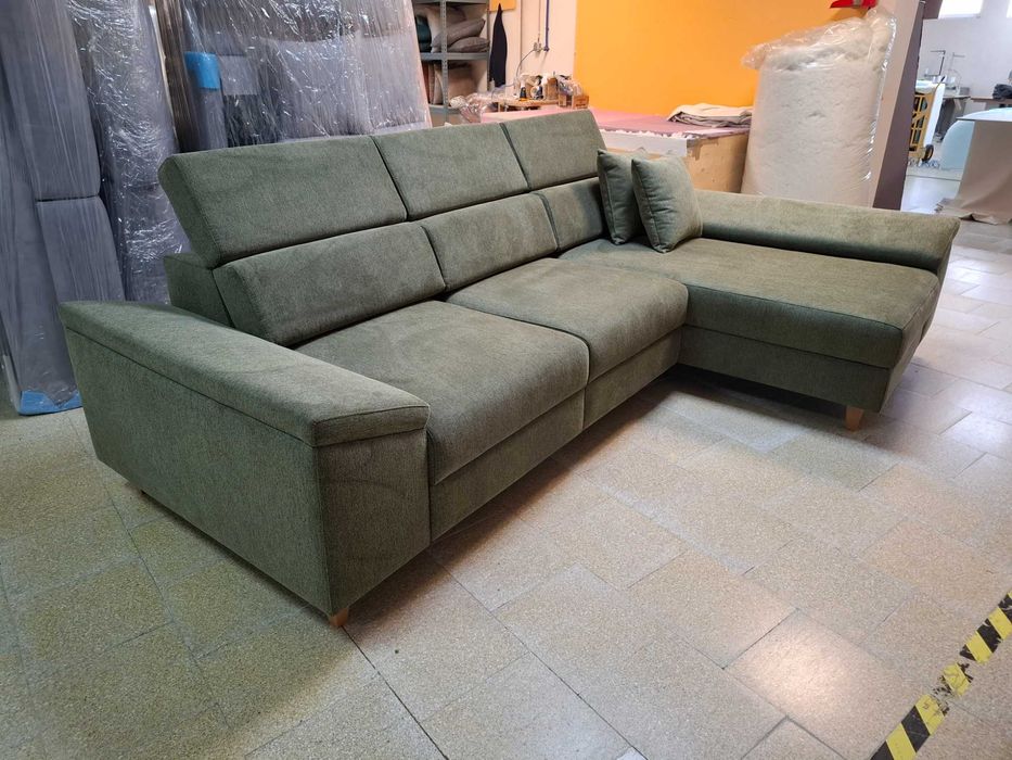 Sofá CHAISE LONG em Tecido ANTI MANCHAS