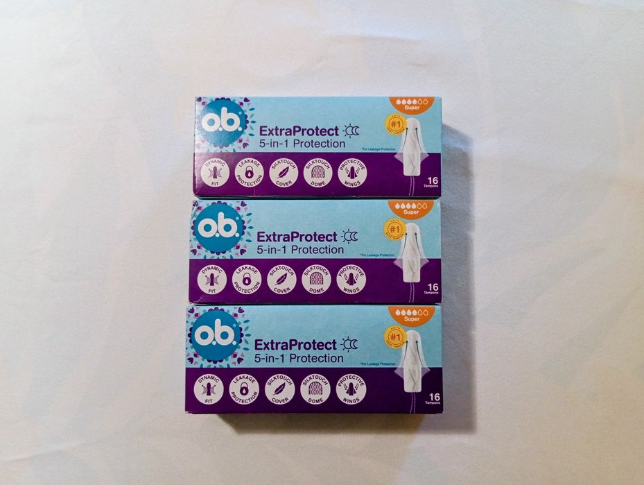 O.B. Extra Protect Super 5 w 1 tampony 48 szt 3 opk.