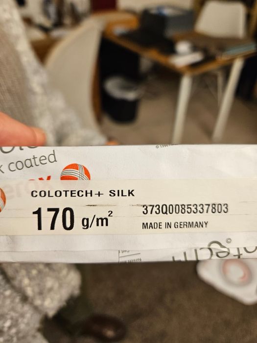 3 resmas de papel Xerox Colotech + silk 170gr