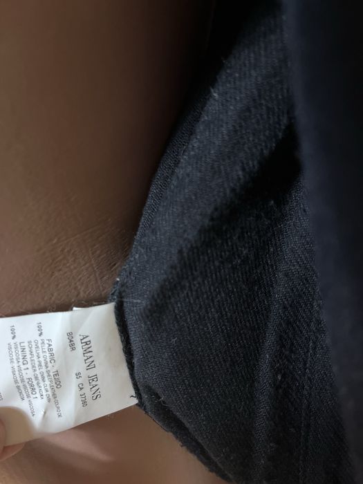Куртка шкіряна Armani Jeans