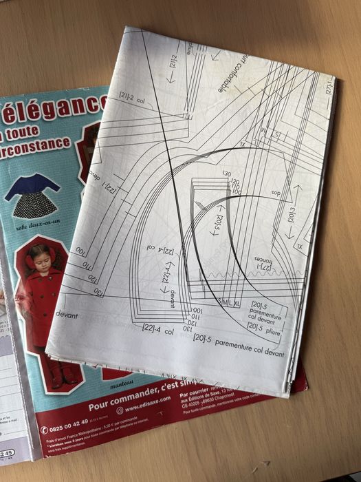 Revista Coudre C’est Facile - Un Patron, plusiers variations