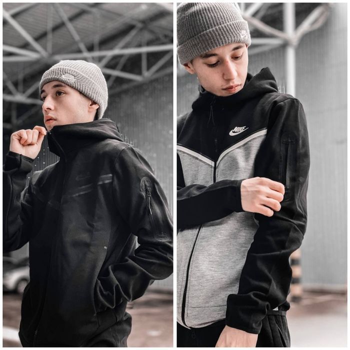 Кофта Nike Tech Fleece | течик | зіп худі найк теч фліс | nike кофта